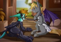 anal anal_sex avian bat_pony beak bedroom_eyes bondage bondage bondage_gear bondage_gloves boots bound bridle buttplug buttplug_in_ass buttplug_insertion clothing digital_drawing_(artwork) digital_media_(artwork) duo equid equine feral footwear gag gagged gryphon hair handwear hasbro hi_res hoof_boots horse inside latex latex_clothing latex_skinsuit leash male male/male mammal membrane_(anatomy) membranous_wings my_little_pony mythological_avian mythological_creature mythological_equine mythology narrowed_eyes night_striker object_in_ass penetration petplay plug_(sex_toy) plug_insertion pony ponyplay pure_gold_(oc) reins restraints rini-chan roleplay rubber_clothing seductive sex_toy sex_toy_in_ass sex_toy_insertion shoes skinsuit smile submissive tail text tight_clothing url wings