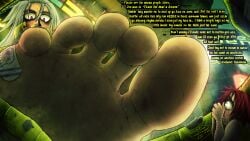 1girls 2020 2020s 2d 2d_(artwork) absurd_res band-aid bandage bandaged_foot crush crushed_by_giantess crushing crying crying_with_eyes_open dirty_feet dirty_soles feet female female_focus foot_fetish foot_focus foot_pov footwear giant giant_female giantess insole mrbl4ckl1ght shrinking size_comparison size_difference sneakers squish squishing stinky_feet sweaty_feet toes trapped trapped_in_clothing trapped_in_shoe v_(cyberpunk_2077)
