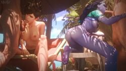 2boys 2girls 3d_animation amelie_lacroix animated animation areola areolae ass ass bare_arms bare_breasts bare_legs bare_shoulders bare_thighs barefoot beach bikini bikini_aside bikini_pull bikini_top blizzard_entertainment blowjob blowjob_face bottomless breasts breasts_out brown_hair chair cock cock_in_mouth cock_worship dark_skin dark_skinned_female deepthroat deepthroat_no_hands dick dick_in_mouth drink drinking feet female freckles freckles_on_face hi_res high_resolution highres holding_legs holding_partner lena_oxton light-skinned_female light-skinned_male light_skin lips looking_at_another looking_at_partner male mept44 midnight_datura midriff nipples on_chair open_mouth oral oral_penetration oral_sex outside outside_sex overwatch overwatch_2 pale-skinned_female pale_skin partially_clothed partially_nude penetration penis penis_in_mouth pink_areola pink_areolae pink_nipples pixiewillow purple_hair purple_skin short_hair sitting sound sound_effects summer sunglasses tagme toes toes_scrunch toes_spread topless topless_female tracer variant variant_set video video_game video_game_character video_game_franchise video_games voice_acted widowmaker yellow_eyes