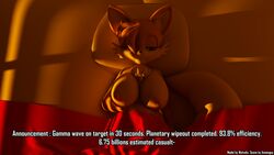 2014 3d annonguy anthro areola big_breasts breasts canine chest_tuft dialog eyelashes female fox fur hair hi_res mammal nipples nude rule_63 sega sonic_(series) tails tailsko text tuft video_games wolvalix