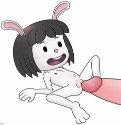 animated elinor_rabbit elinor_wonders_why female female_only flat_chest furry helix little_girl little_kid’s_show naked_female pussy rabbit showing_pussy young