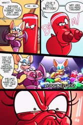 amy_rose animated animated_comic anthro areola bat big_areola big_breasts big_nipples blue_eyelids blue_eyes bodily_fluids body_morphing boots breasts brown_body burglary chaos_emerald clothed clothing collar comic dialogue duo english_text eulipotyphlan female footwear fur gem genitals goal_post green_eyes hedgehog huge_breasts leotard mammal nipple_slip nipples nude nude_anthro nude_female partially_clothed partially_clothed_anthro partially_clothed_female punching_bag purple_areola purple_body purple_clothing purple_leotard purple_nipples purple_wings red_body rouge_the_bat sachasketchy sega shoes short_playtime sonic_the_hedgehog_(series) speech_bubble sweat sweatdrop text transformation vulva white_body white_fur wings