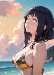1girls 2d ai_generated ass big_ass big_breasts bikini bikini_top black_hair blunt_bangs boruto:_naruto_next_generations breasts curvaceous curvaceous_female curvaceous_figure curvy curvy_figure female gold_bikini grey_eyes high_quality hime_cut hourglass_figure huge_breasts hyuuga_hinata inviting_to_sex large_breasts light-skin light-skinned_female light_skin lips long_hair mature mature_female milf mommy naruto naruto_(series) naruto_shippuden nero100 outdoors pale-skin pale-skinned_female pale_skin posing sagging_breasts seductive seductive_look sexy_pose sitting stable_diffusion tagmeo thick_ass thick_butt thick_thighs thighs wide_hips