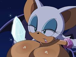 rouge the bat from sonic (series) by evedeve