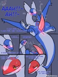 animal_genitalia animal_penis anus blush bodily_fluids brother_(lore) brother_and_sister_(lore) comic delphoxiscool emenata english_description english_text eon_duo feral feral_only generation_3_pokemon genital_fluids genital_slit genitals gynomorph hi_res intersex latias latios legendary_duo legendary_pokemon male moan nintendo penis pokemon pokemon_(species) precum precum_on_face precum_on_own_face precum_on_self shared_senses sibling_(lore) signature sister_(lore) solo sweat tapering_penis telepathy text yellow_eyes