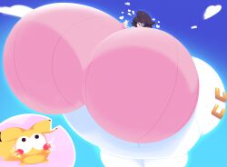 big_breasts breasts cleavage colossal_breasts dewbber enormous_breasts female female_focus furry giantess gigantic_breasts glasses huge_breasts hyper hyper_breasts large_breasts massive_ass mature_female nintendo pikachu pokemon tagme thick_thighs wicke_(pokemon) wide_hips