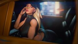 1girls 3d alternate_version_available big_ass big_breasts big_butt breasts cipher3d dark_skinned_female female fortnite fortnite:_battle_royale kyra_(fortnite) self_upload solo_female solo_focus taxi voluptuous_female