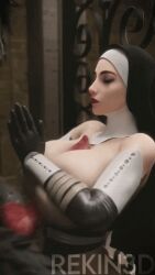 10s 1boy 1girls 3d 3d_(artwork) 3d_animation animal_genitalia animal_penis animated anthro anthro_dominating_human anthro_on_human battle_nun big_penis boobjob bordeaux_black breast_grab breasts canid canine canine_genitalia canine_on_human canine_penis canis closed_eyes clothed clothed_female clothed_sex clothing comandorekin complex_fluid_animation cum cum_on_body cum_on_breasts cum_on_face cum_on_upper_body ejaculation ejaculation_between_breasts facial female gif grabbing grabbing_breasts grabbing_own_breast huge_breasts human_female human_on_anthro knot knotted_penis light-skinned_female male male/female male_anthro/female_human moaning nun nun_hat nun_outfit oc original original_character paizuri partially_clothed penis praying rekin3d shorter_than_10_seconds skyrim skyrim_werewolf smile smiling titjob watermark werewolf wolf