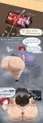 1girl 1girls 2boys ? absurdly_lengthy_sex ass ass_bigger_than_head ass_crack ass_focus ass_out ass_up big_ass big_breasts big_thighs bow breasts breasts_bigger_than_head cellulite confused confusion curvaceous curvaceous_ass curvaceous_body curvaceous_female curvaceous_figure curvaceous_hips curvaceous_thighs curves curvy curvy_body curvy_female curvy_figure curvy_hips dark-skinned_male dumptruck_ass dumptruck_booty dumptruck_butt fat_ass female female_focus giant_ass giant_breasts giant_thighs gigantic_ass gigantic_breasts gigantic_thighs glitch_productions gooseworx half_dressed half_naked half_naked_female heavy_breasts heavy_butt huge_ass huge_breasts huge_thighs hyper hyper_ass hyper_balls hyper_breasts hyper_butt hyper_genitalia hyper_penis hyper_testicles hyper_thighs large_ass large_breasts large_thighs long_hair male massive_ass massive_breasts massive_thighs mating_press pantsless pantsless_female purple_bow purple_clothes purple_clothing purple_shirt ragatha ragatha_(tadc) ragatha_(the_amazing_digital_circus) red_hair red_hair_female redhead redhead_female solo solo_female solo_focus sweat sweatdrop sweating sweaty sweaty_ass sweaty_body sweaty_butt tadc tagme text the_amazing_digital_circus thick_thighs thighs thighs_bigger_than_head thighs_focus thighs_together uncensored varix voluptuous voluptuous_body voluptuous_female wobble wobbling wobbling_ass