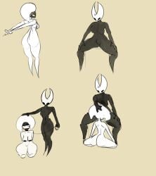 2girl blindfold blindfolded bondage breasts bug bug_girl covering_nipples cunnilingus dehromansfw eating_pussy hollow_knight hollow_knight:_silksong hollow_knight_(franchise) hornet_(hollow_knight) lace_(hollow_knight) lace_(hollow_knight:_silksong) lesbian_sex spider spider_girl team_cherry yuri