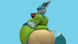 queenofthekabuto kingofthekabuto furry overweight bbm big_ass huge_ass bubble_butt thick_thighs wide_hips glaceon pokemon_(species) pokemon eeveelution tagme