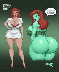 pamela isley from batman (series) by varknes