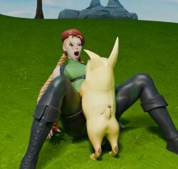 3d 3d_(artwork) blonde_hair cammy_white cammy_white_(fortnite) different_eye_color dog dog_ears dog_penis dog_tail epic_games female feral feral_on_female feral_on_human feral_penetrating feral_penetrating_female feral_penetrating_human fortnite fortnite:_battle_royale grabbing green_shirt holding holding_feral holding_object iam_yann interspecies peels_(fortnite) penis penis_out size_difference tagme yellow_body yellow_hair zoophilia