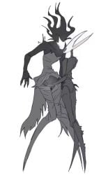 hollow_knight hollow_knight:_silksong hollow_knight_(franchise) team_cherry lesbian_sex yuri hornet_(hollow_knight) bug bug_girl spider spider_girl 2girls fingering fingering_pussy phantom_(hollow_knight) partially_clothed black_body nude nude_female