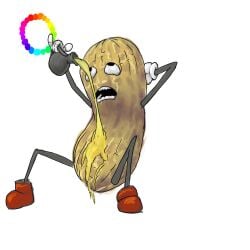peanut_butter peanut mascot joke unknown_artist suggestive butter covered_in_liquid food_play food