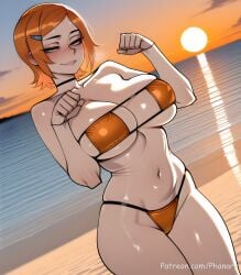 1female 1girl 1girls 2026 absurdres aesthetic ai_generated anime anime_style artist_name bare_shoulders beach beautiful beautiful_female beautiful_girl ben_10 big_ass big_breasts bikini bitch black_choker blurred_background blush blush_lines blushing blushing_female breasts bubble_ass bubble_butt cartoon_network choker cleavage clenched_hands collarbone comic comic_page comic_panel comic_strip cover_page covered_nipples cowboy_shot curvy curvy_body curvy_female curvy_figure curvy_hips curvy_thighs cute cute_face dialogue digital_art digital_painting dutch_angle eyepatch_bikini green_eyes grin groin gwen_tennyson hair_ornament hairclip half-closed_eyes hands_up high_quality highres huge_breasts large_ass large_breasts line_art lips long_comic looking_at_viewer manga_style multiple_panels navel nose_blush ocean orange_bikini orange_hair orange_sky outdoors parted_lips patreon patreon_link patreon_username paw_pose phanary seductive_smile sexy sexy_body sexy_female sexy_pose shiny_skin shore short_hair skindentation sky slut smile soft_shading solo solo_focus standing stomach strapless strapless_bikini sun sunset sweat swimsuit thick thighs water web_address