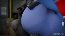 3d big_ass blue_body bubble_butt clapping_cheeks from_behind garchomp gay grabbing oc original_character penetration pokemon pokemon_(species) size_difference sound tagme video zenith741