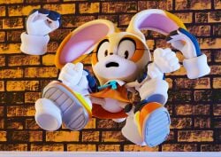 1girl 1girls 3d 3d_(artwork) 3d_model anthro arms arms_up cream_the_rabbit cub dress female female_focus female_only grabbing imminent_rape imminent_sex mobian mobian_(species) mobian_rabbit restrained restrained_arms scared sega skirt smpthehedgehog sonic_(series) sonic_the_hedgehog_(series) underwear young younger younger_female