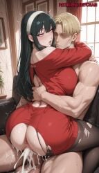 1boy1girl 1girl 1girls 2026 ai_generated ass asshole big_ass big_breasts big_thighs black_hair blunt_bangs blush boobs breasts cardigan cum cum_in_pussy cum_inside curvy curvy_body curvy_female curvy_figure hairband huge_ass huge_breasts huge_thighs hugging large_ass large_breasts large_thighs light-skinned_female light_skin looking_at_another moaning on_top orgasm orgasm_face pantyhose patreon patreon_username penis penis_in_pussy pussy red_eyes ripped_clothing ripped_pantyhose sex shychan sitting_on_lap sitting_on_person spy_x_family stable_diffusion stockings thick thick_thighs thighs tights torn_clothes torn_clothing torn_pantyhose vagina vaginal vaginal_penetration vaginal_sex voluptuous voluptuous_body wide_hips yor_briar yor_forger