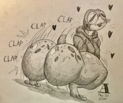 2024 2d a1uvion character_request traditional_media_(artwork)