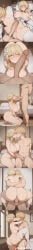 1boy 1girls aether_(genshin_impact) ai_generated anus ass blonde_hair breasts brother_and_sister comic completely_nude fellatio from_behind genshin_impact haze911 hetero hoyoverse hug huge_ass incest kiss kissing lumine_(genshin_impact) nude on_back oral penis penis_awe penis_on_face pussy sex standing_sex suspended_congress sweat testicles vaginal vaginal_penetration