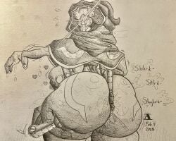 2025 2d a1uvion character_request traditional_media_(artwork)