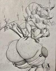 2025 2d a1uvion character_request traditional_media_(artwork)