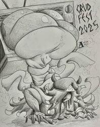 2025 2d a1uvion character_request traditional_media_(artwork)