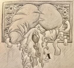 2024 2d a1uvion character_request traditional_media_(artwork)
