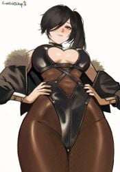 1girls 2d 2d_(artwork) 2d_artwork adult adult_female background baddie below_view bewitching_thighs big_boobs big_breasts black-haired_female black_coat black_eyebrows black_fingernails black_hair black_jacket black_nail_polish black_nails blank_background breasts breasts_apart brown_legwear brown_pantyhose brown_stockings brown_tights busty busty_female busty_girl child_bearing_hips closed_mouth_smile coat commission commission_art curvaceous curvaceous_body curvaceous_female curvaceous_figure curvaceous_hips curvy curvy_body curvy_female curvy_figure curvy_hips dark_hair digital digital_art digital_drawing digital_drawing_(artwork) digital_media digital_media_(artwork) down_angle down_view drawing eyebrows_hidden_by_hair female female_focus female_only fertile fertile_hips fingernails fingers from_below from_below_view from_bottom_to_top from_front front_view green-eyed_female green_eyes groin hair_covering_eye hair_over_eye hair_over_one_eye hand_on_hip hand_on_own_hip hand_on_own_waist hand_on_waist hands_on_hips hands_on_own_hips hands_on_own_waist hands_on_waist hourglass_figure inframammary_fold inguinal_crease inguinal_ligament jacket knees_out_of_frame large_boobs large_breasts lascivious lean_figure legs_closed legs_together legwear light_smile lip_gloss lips lipstick long_hair looking_at_viewer looking_down looking_down_at_viewer low-angle_shot low-angle_view low_angle low_angle_view mature mature_female mature_woman monotone_background nail_polish nails narrow_waist oc one_color_background open_coat open_jacket original original_art original_artwork original_character original_female_character pantyhose pink_lips pink_lipstick plain_background ponytail portrait posing posing_for_the_viewer shoulders side_ponytail slender_body slender_waist slight_smile slim_female slim_waist smile smiley_face smiling smiling_at_viewer solid_color_background solo standing stockings thick_thighs thigh_gap thighs thighs_together tied_hair tights tomatoketchup96 top_down_view top_view touching_hip touching_hips touching_own_hip touching_own_hips touching_own_waist touching_waist under_view underboob upper_body upward_angle white_background wide_hips woman worm's-eye_view worms-eye_view