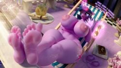 16:9 1girls 3d aanthro absurd_res accessory alicorn anthrofied areolae barefoot bent_over big_breasts blush breasts breasts_bigger_than_head busty curvaceous curvy curvy_figure dialogue digital_media_(artwork) english_text equid equine eyebrows eyelashes feet feet_focus feet_up female female_focus female_only footprint footwear friendship_is_magic fur furry glistening glistening_body hasbro hi_res hourglass_figure looking_away mammal motion_lines my_little_pony nipples puffy_nipples purple_eyes purple_fur royalty snuddy soles solo sweat sweatdrop sweaty text thick_thighs toes twilight_sparkle_(mlp) two-tone_hair voluptuous voluptuous_female white_body wide_hips