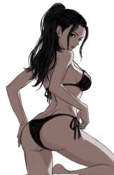 1girls 2d 2d_(artwork) 2d_artwork adult adult_female almost_naked almost_nude anime anime_character ass ass_cleavage ass_crack back back_shot back_view background bare_arms bare_ass bare_back bare_butt bare_calves bare_hands bare_hips bare_knees bare_legs bare_shoulders bare_skin bare_soles bare_thighs barefoot behind_view big_boobs big_breasts bikini bikini_bottom bikini_only bikini_top black_bikini black_bikini_bottom black_bikini_top black_swimsuit black_swimwear blank_background breasts busty busty_female busty_girl butt calves charlesart digital digital_art digital_drawing digital_drawing_(artwork) digital_media digital_media_(artwork) drawing elbows exposed exposed_arms exposed_ass exposed_back exposed_butt exposed_hips exposed_legs exposed_shoulders exposed_skin exposed_thighs eye-level_view fanart feet feet_out_of_frame female female_focus female_only fingers foot_out_of_frame from_back from_behind from_behind_angle from_behind_view gluteal_fold groin halterneck hand_on_ass hand_on_butt hand_on_own_ass hand_on_own_butt head_tilt inframammary_fold knees knees_out_of_frame large_boobs large_breasts lean_figure legs lip_gloss lips lipstick long_hair looking_at_viewer looking_back looking_back_at_viewer manga_character mature mature_female mature_woman median_furrow monotone_background mostly_nude naked naked_female naked_woman narrow_waist nearly_nude nico_robin no_shoes nude nude_female nudity one_color_background one_piece pink_lips pink_lipstick plain_background ponytail portrait posing posing_for_the_viewer posing_naked posing_nude post-timeskip practically_nude rear_view shonen_jump shoulders shueisha side-tie_bikini sideboob sidelocks slender_body slender_waist slim_female slim_waist solid_color_background solo string_bikini swimsuit swimwear thick_ass thick_butt thighs three-quarter_view three_quarter_view tied_hair tilted_head toei_animation top_view touching_ass touching_butt weekly_shonen_jump white_background woman