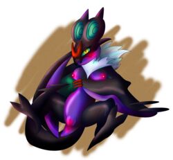 bat dragon female mammal nintendo noivern pokemon pokemon_(species) presenting pussy pyrophilia solo video_games wyvern