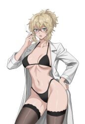 1girls 2d 2d_(artwork) 2d_artwork abe_(nikke) adult adult_female background belly belly_button big_boobs big_breasts bikini bikini_bottom bikini_top black_bikini black_bikini_bottom black_bikini_top black_legwear black_stockings black_swimsuit black_swimwear black_thigh_highs black_thighhighs blank_background blonde blonde-haired_female blonde_eyebrows blonde_female blonde_hair blonde_hair_female blue-eyed_female blue_eyes breasts breasts_apart busty busty_female busty_girl charlesart cigarette cigarette_in_mouth coat collarbone curvaceous curvaceous_body curvaceous_female curvaceous_figure curvaceous_hips curvy curvy_body curvy_female curvy_figure curvy_hips digital digital_art digital_drawing digital_drawing_(artwork) digital_media digital_media_(artwork) drawing elbows exposed eye-level_view eyebrows_visible_through_hair fanart female female_focus female_only fingers fit_female from_front front_view game_character glasses glasses_on_face glasses_on_head glistening_boobs glistening_breasts glistening_hair glistening_legs glistening_skin glistening_thighs glossy_breasts glossy_hair goddess_of_victory:_nikke groin groin_tendon hair_between_eyes half_naked half_nude halterneck hourglass_figure inframammary_fold inguinal_crease inguinal_ligament inner_thighs knees_out_of_frame lab_coat large_boobs large_breasts lean_figure legwear linea_alba looking_at_viewer mature mature_female mature_woman midriff monotone_background naked naked_female naked_woman narrow_waist navel nipple_bulge nude nude_female nudity one_color_background partially_undressed plain_background ponytail portrait posing posing_for_the_viewer posing_naked posing_nude semi_nude shiny_breasts shiny_hair shiny_legs shiny_skin shiny_thighs shoulders sidelocks skindentation slender_body slender_waist slim_female slim_waist smoking smoking_cigarette solid_color_background solo standing stockings stomach string_bikini swimsuit swimwear thigh_highs thighhighs thighs tied_hair top_view underboob upper_body video_game video_game_character video_games white_background white_coat wide_hips woman yellow-haired_female yellow_eyebrows yellow_hair