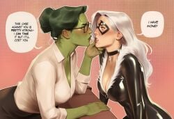 2girls ai_generated big_ass big_breasts big_thighs black_cat_(marvel) breasts curvaceous curvy curvy_figure digital_media_(artwork) felicia_hardy female female_only giantess green-skinned_female green_body green_hair green_skin hips hourglass_figure huge_ass huge_breasts huge_thighs hulk_(series) jennifer_walters large_ass large_breasts large_female large_thighs legs light-skinned_female light_skin macro macro_female marvel marvel_comics mature mature_female mini_giantess phophopho she-hulk slim_waist spider-man_(series) tall tall_female thick thick_hips thick_legs thick_thighs thighs voluptuous waist white_hair wide_hips wide_thighs