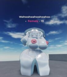pink_nipples roblox roblox_condo shaking_breasts tagme video white_hair white_skin