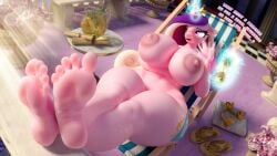 16:9 1girls 3d aanthro absurd_res accessory alicorn anthrofied areolae barefoot bent_over big_breasts blush breasts breasts_bigger_than_head busty curvaceous curvy curvy_figure dialogue digital_media_(artwork) english_text equid equine eyebrows eyelashes feet feet_focus feet_up female female_focus female_only footprint footwear friendship_is_magic fur furry glistening glistening_body hasbro hi_res hourglass_figure looking_away mammal motion_lines my_little_pony nipples pink_eyes pink_fur princess_cadance_(mlp) puffy_nipples royalty snuddy soles solo sweat sweatdrop sweaty text thick_thighs toes two-tone_hair voluptuous voluptuous_female white_body wide_hips
