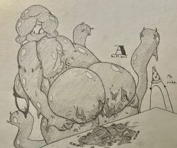 2023 2d a1uvion character_request traditional_media_(artwork)