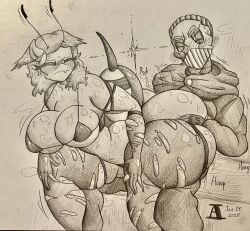 2025 2d a1uvion character_request traditional_media_(artwork)