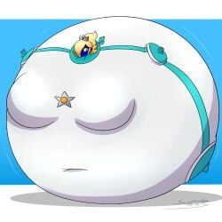 big_breasts blueberry_inflation breasts female huge_breasts inflation princess_rosalina songofswelling tagme thick_thighs wide_hips