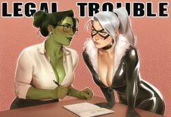 2girls ai_generated big_ass big_breasts big_thighs black_cat_(marvel) breasts curvaceous curvy curvy_figure digital_media_(artwork) felicia_hardy female female_only giantess green-skinned_female green_body green_hair green_skin hips hourglass_figure huge_ass huge_breasts huge_thighs hulk_(series) jennifer_walters large_ass large_breasts large_female large_thighs legs light-skinned_female light_skin macro macro_female marvel marvel_comics mature mature_female mini_giantess phophopho she-hulk slim_waist spider-man_(series) tall tall_female thick thick_hips thick_legs thick_thighs thighs voluptuous waist white_hair wide_hips wide_thighs