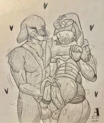 2024 2d a1uvion character_request frottage gay male/male traditional_media_(artwork)
