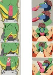 1futa 2boys anal animal_genitalia big_breasts comic fur furry futa_on_male futadom futanari gay gay_male horse_penis horsecock huge_breasts sucking yaoi