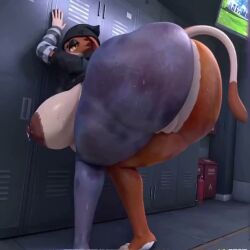 ai ai_generated artist_request ass ass_bigger_than_head ass_focus big_breasts breasts catgirl dumptruck_ass fortnite fortnite:_battle_royale humanoid meow_skulls meow_skulls_(fortnite) shaking shaking_ass shaking_butt tagme twerk twerking video