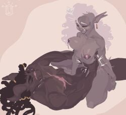 1boy1girl anthro nixie01 sex size_difference tagme vaginal_penetration