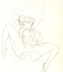 1girls breasts female nipples princess_knight princess_sapphire short_hair sketch skullio tagme tomboy