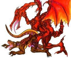 ridley (metroid) from metroid by jamescorck