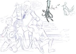 2d human human_male human_only male male_only scout scout_(team_fortress_2) sketch spy spy_(team_fortress_2) team_fortress_2 tentacle tentacle_on_male tentacles tentaspy yaoi