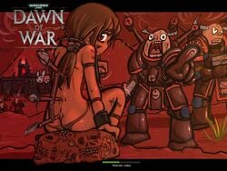 1girls chaos_(warhammer) chaos_space_marine dawn_of_war english_text female power_armor tagme text warhammer_(franchise) warhammer_40k