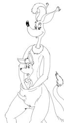 20th_century_fox 20th_century_studios anthro black_nose blue_sky_studios dr._seuss dr_seuss duo erection eyelashes female furry hair horton_hears_a_who horton_hears_a_who!_(film) incest kangaroo larger_female line_art male mammal marsupial milf monochrome mother mother_and_son open_mouth pouch pussy rudy_kangaroo size_difference smaller_male smile son sour_kangaroo standing straight tail tail_tuft white_background